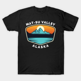 Mat-Su Valley Ski Snowboard Mountain Alaska Mat-Su - Mat-Su Valley Alaska - Travel T-Shirt